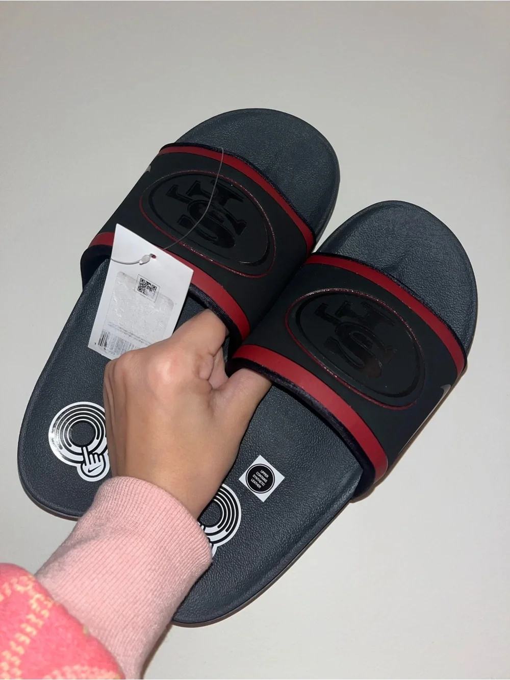 NWT San Fransisco 49ers Nike Slide Sandals